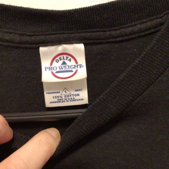 Womens Black Halloween Graphic Print “Witch And Famous” Long Sleeve Tee Size L - Picture 5 of 9